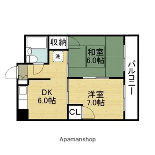 静和ハイツ【506号室】の間取り