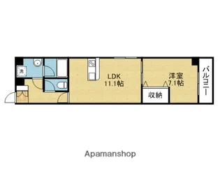 グランパシフィック生野東【3階】の間取り
