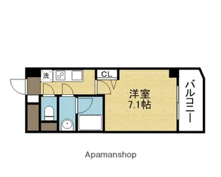 グランパシフィック今里公園【202号室】の間取り