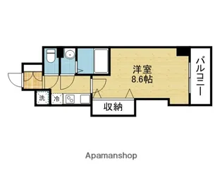 Luxe玉造2【8階】の間取り