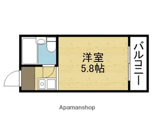 RUGGER PALACE寺田町【507号室】の間取り