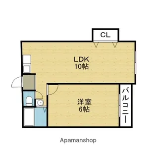 ビクトリー今里【3階】の間取り