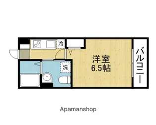 1Kの間取り画像