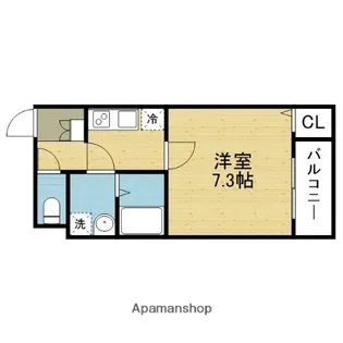 ディアコート巽南【3階】の間取り