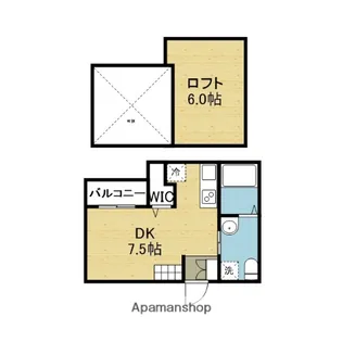 シャムロック林寺【2階】の間取り