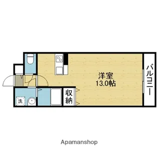 BEGIN巽中【3階】の間取り
