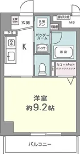 カルムクレール2.5.8【7階】の間取り