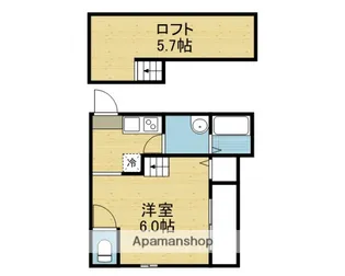 ハーモニーテラス巽北Ⅲ【1階】の間取り
