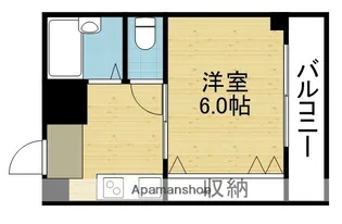 サンハイツ東小橋【401号室】の間取り