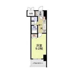 アリヴィオ夕陽ヶ丘【503号室】の間取り