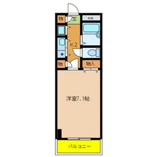 サンモール【8階】の間取り