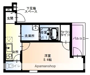 フジパレス放出Ⅵ番館【1階】の間取り