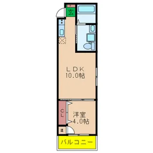 FMAISONLOREⅤ番館【3階】の間取り