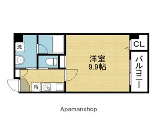 レクラン今里【5階】の間取り