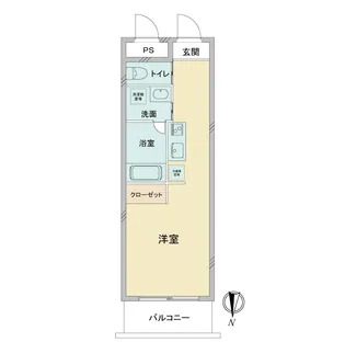 1Kの間取り画像