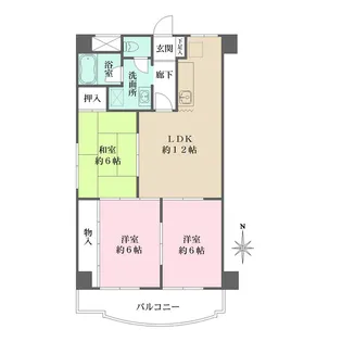 レトワールトキワ【5階】の間取り