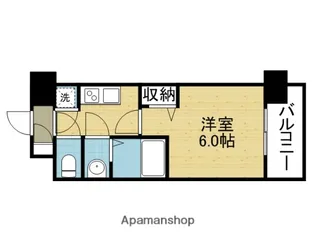 レジュールアッシュOSAKA新深江【2階】の間取り