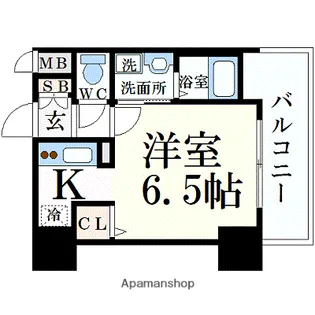 ララプレイス ザ・京橋ステラ【7階】の間取り