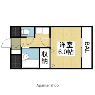 大阪府大阪市平野区加美北1丁目【マンション】の間取り