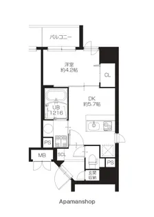 GAUDI【0904号室】の間取り