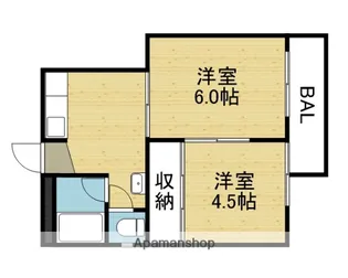 グリーンハイツ芳見屋【301号室】の間取り