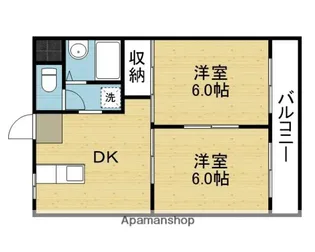 大阪府大阪市平野区加美鞍作2丁目【マンション】の間取り