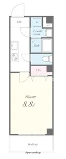 KSロイヤル大阪城【6階】の間取り