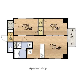 AM夕陽丘セカンド【8階】の間取り