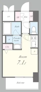 セイワパレス玉造駅上【5階】の間取り