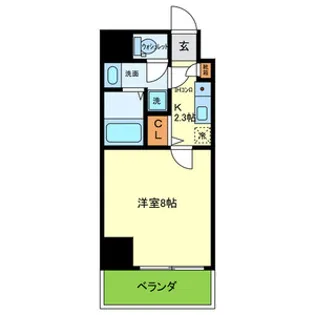 MT空堀【702号室号室】の間取り