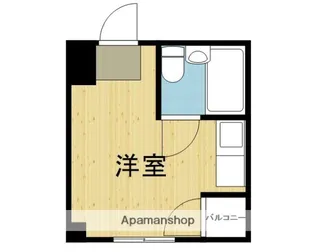 ショウエイハウス3【2C号室】の間取り
