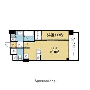 リビオレゾン天王寺真田山【906号室】の間取り