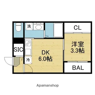 モユル東部市場【2階】の間取り