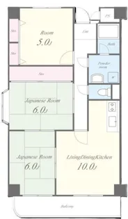 コンフォートステージII【3階】の間取り