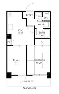 大阪府大阪市平野区西脇4丁目【マンション】の間取り