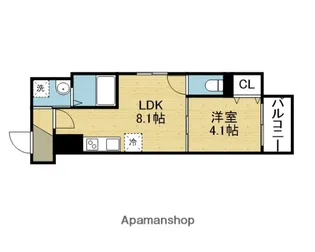 F ASECIA 新今里【303号室】の間取り