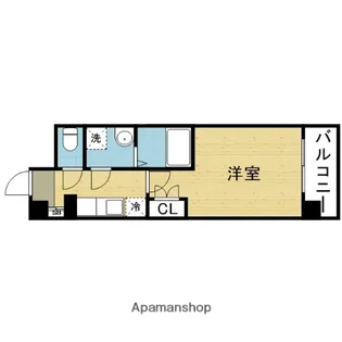 1Rの間取り画像