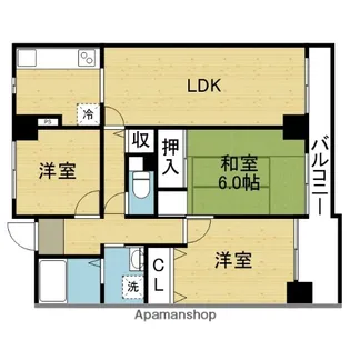 アーバンパーク関目(旧名称松屋レジデンス関目)【7階】の間取り
