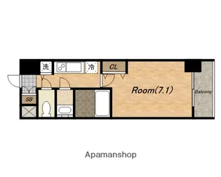 S−RESIDENCE谷町九丁目【14階】の間取り