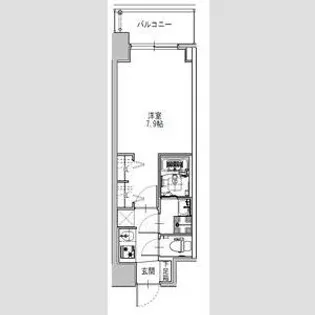 SーRESIDENCE堺筋本町UNO【6階】の間取り