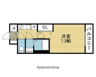 グランカーサ高井田【10階】の間取り