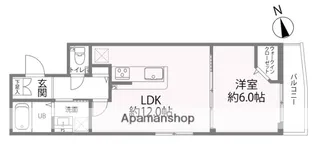 クレール今里【2階】の間取り