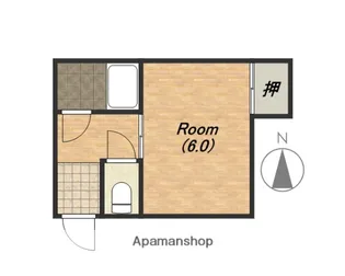 大宝南マンション【102号室】の間取り