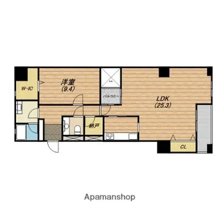 エクスコート高津【4階】の間取り