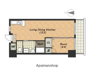 ルミエール堂ヶ芝【6階】の間取り