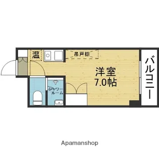 KUWADA【606号室】の間取り