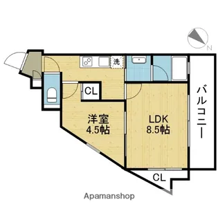 BLDK THEATER【203号室】の間取り