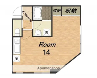 桃栄マンション【301号室】の間取り