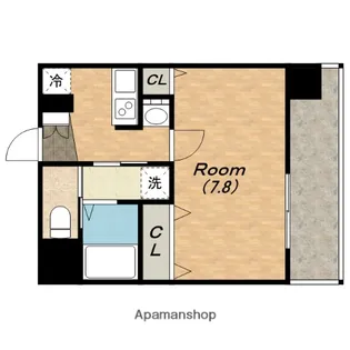 ミラージュパレス難波東レジデンス【11階】の間取り