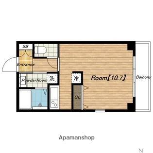 LUFT【502号室】の間取り